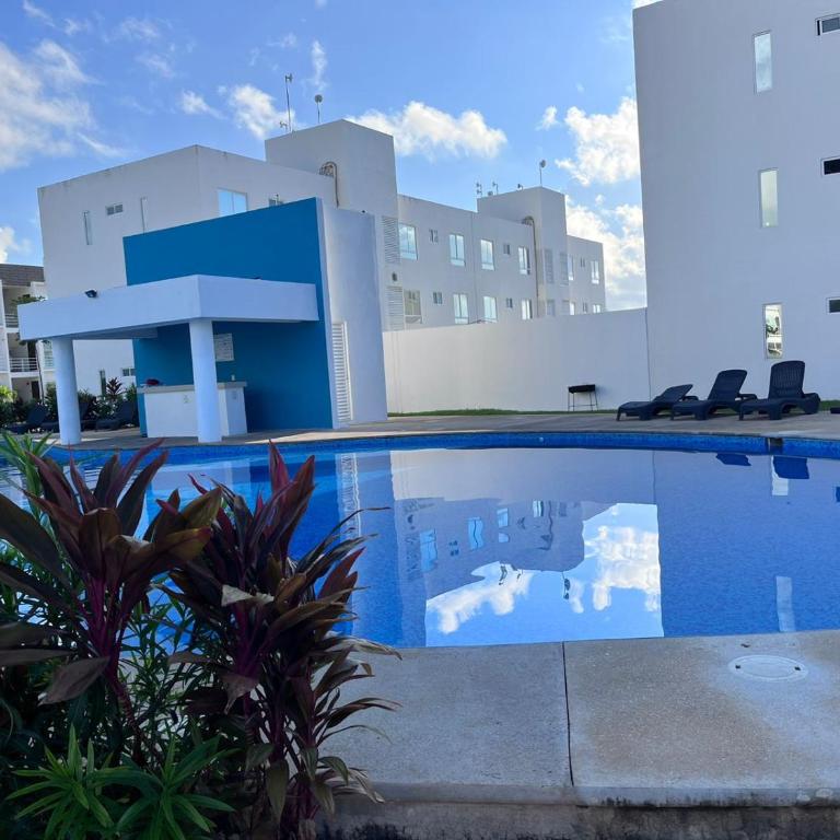 Departamento acogedor 3 Recamaras en Cancún - Apartment with Garden View - 16