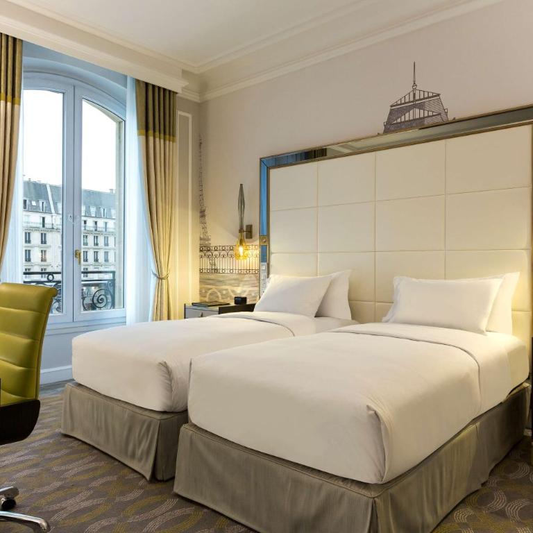 Hilton Paris Opera - Chambre Lits Jumeaux Deluxe - 2