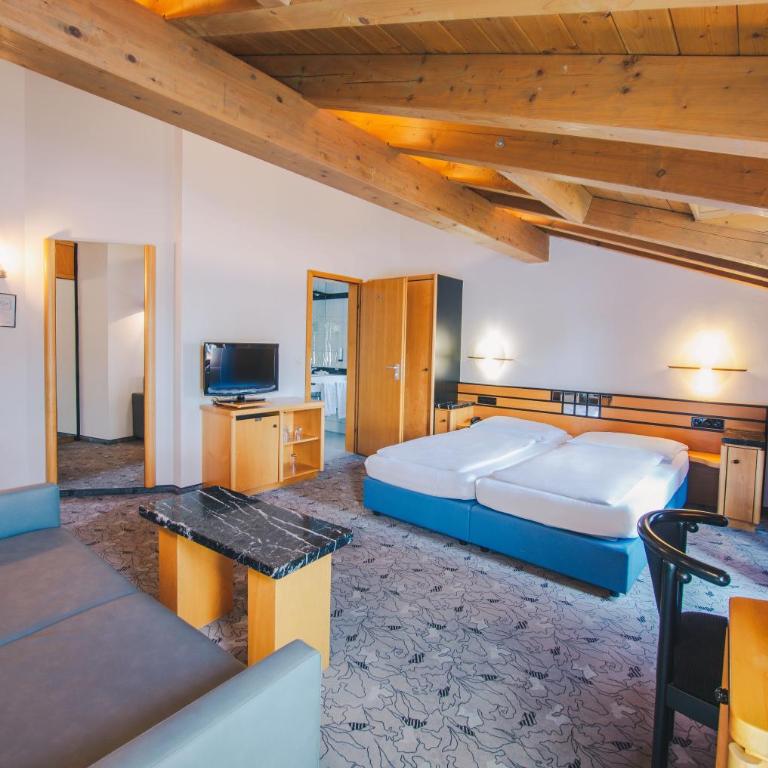 Villa Waldperlach by Blattl - Studio mit Kingsize-Bett und Schlafsofa - 11