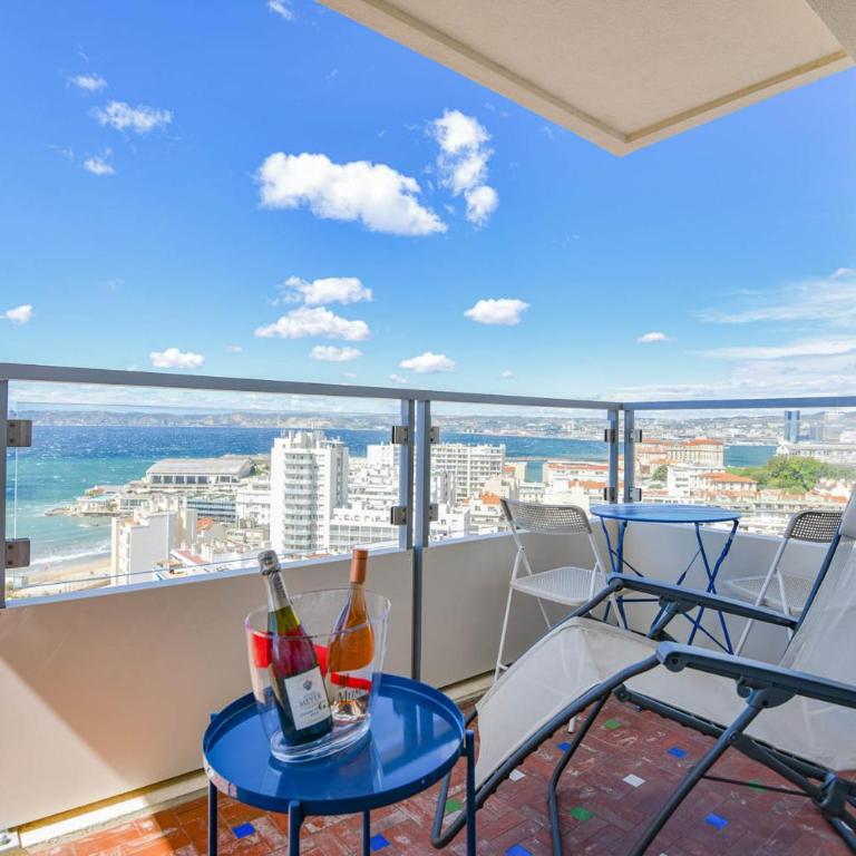 L'Horizon - 3 ch climatisé avec vue mer incroyable - Appartement - 1