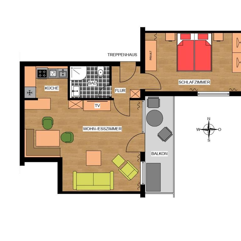 Ferienwohnungen Alpentraum - Mäusle - Appartamento con 1 Camera da Letto - 13