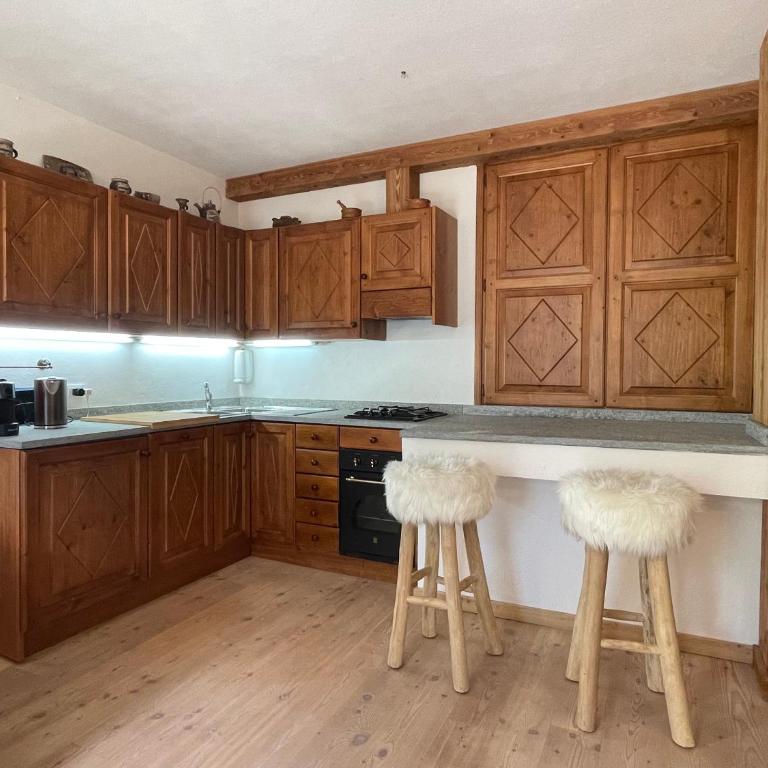 Courmayeur~navetta gratuita per il centro+impianti - Apartment mit 2 Schlafzimmern - 3