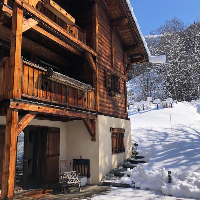 Superbe CHALET (14 personnes) & SAUNA au pied du Mont Blanc - Chalet - 66