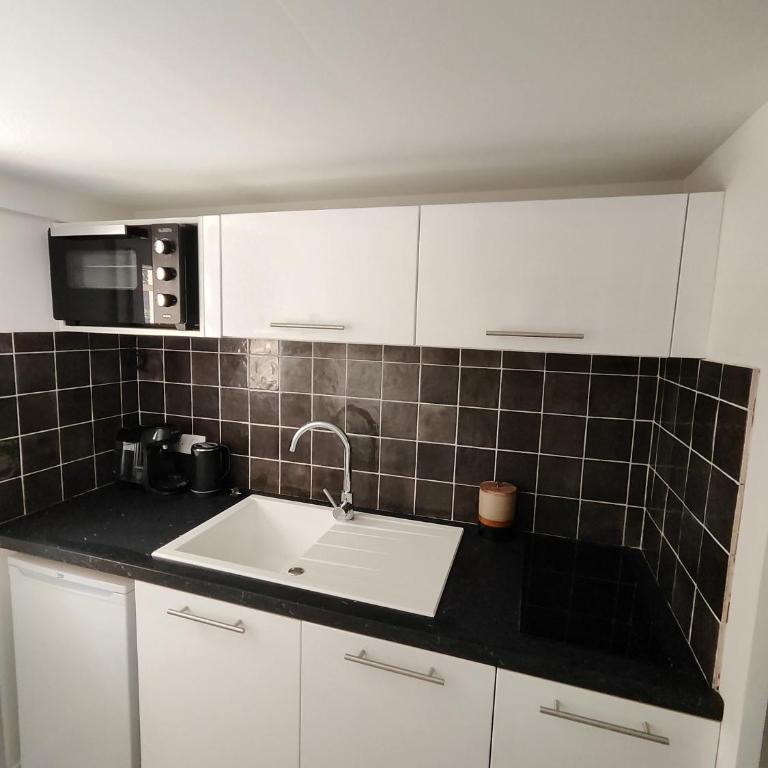 Studio jardin Piscine climatisatisation accès plage - Apartment mit 1 Schlafzimmer - 2