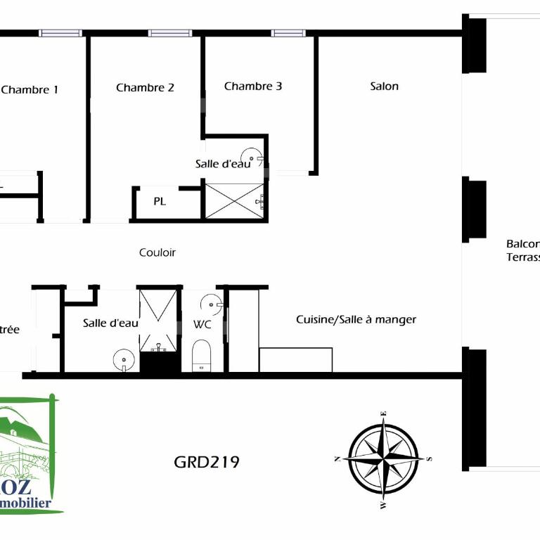 GRD219 - Appartement standing 4 pers pied de piste - Three-Bedroom Apartment - 2