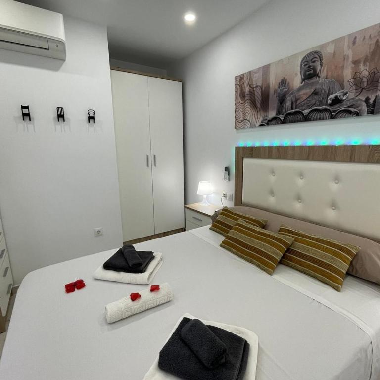 Apartamento a 50 m del mar con aire acondicionado y WiFi, Ideal familias,parejas - Apartamento de 1 dormitorio - 20