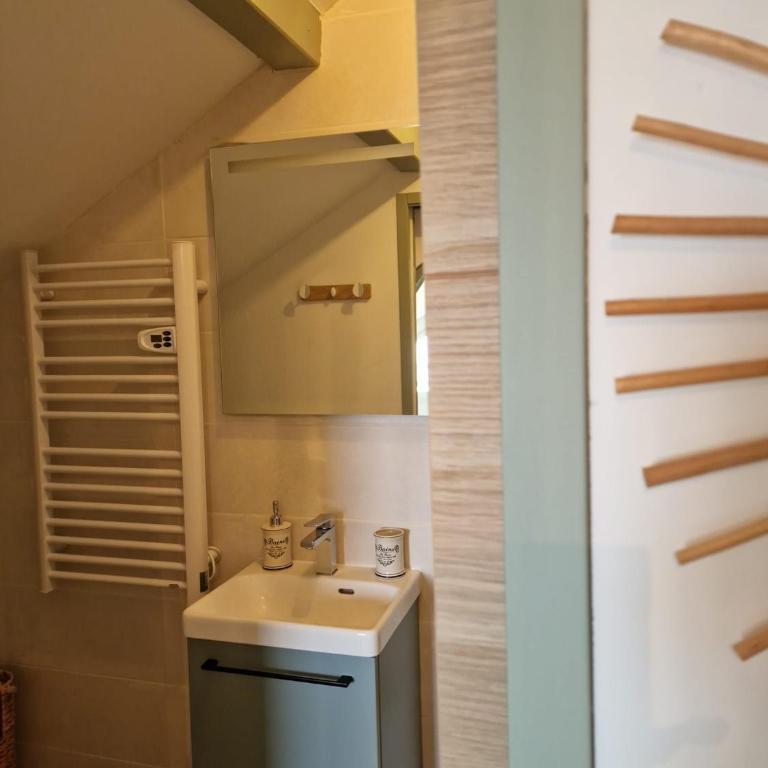 Entre Alpes et Léman - Chambre Familiale avec Salle de Bains Commune - 3