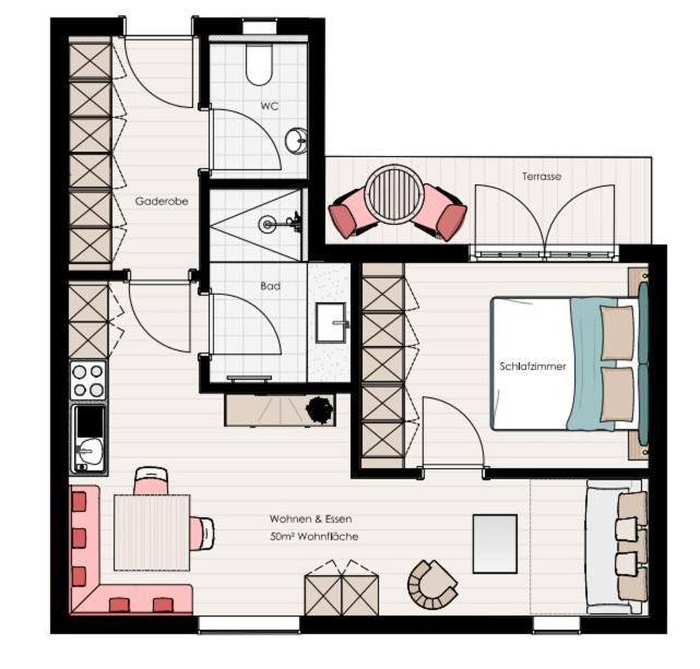 Appartments Bachmühle - Appartement 1 Chambre - 1