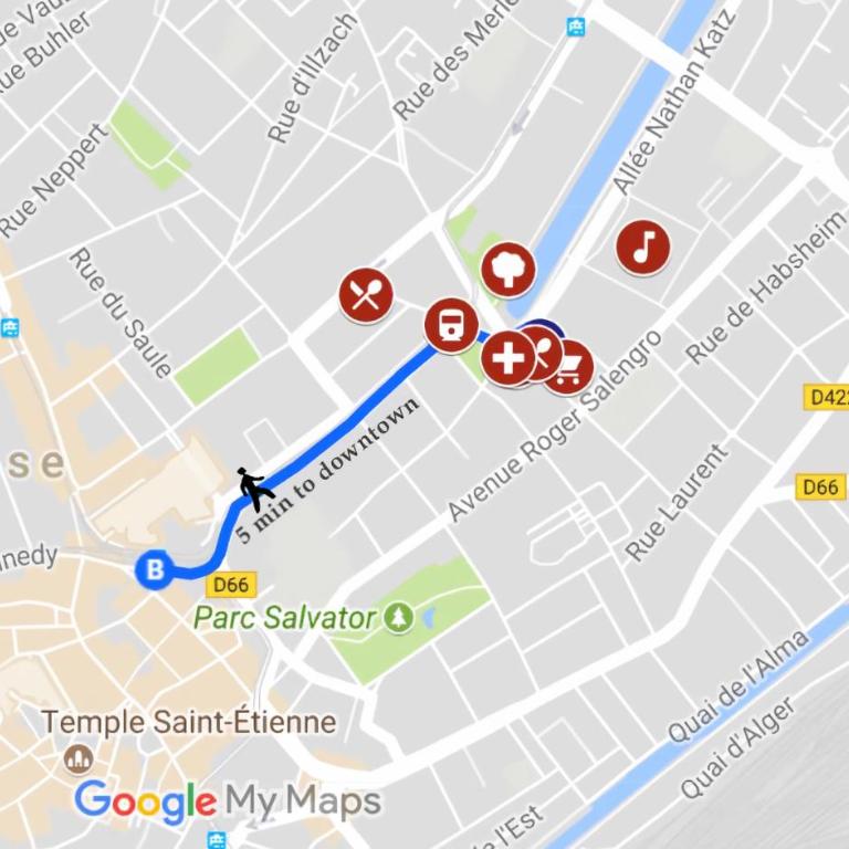 Travel Homes - L'Alsacien, près de la ville - Apartment mit 1 Schlafzimmer - 12