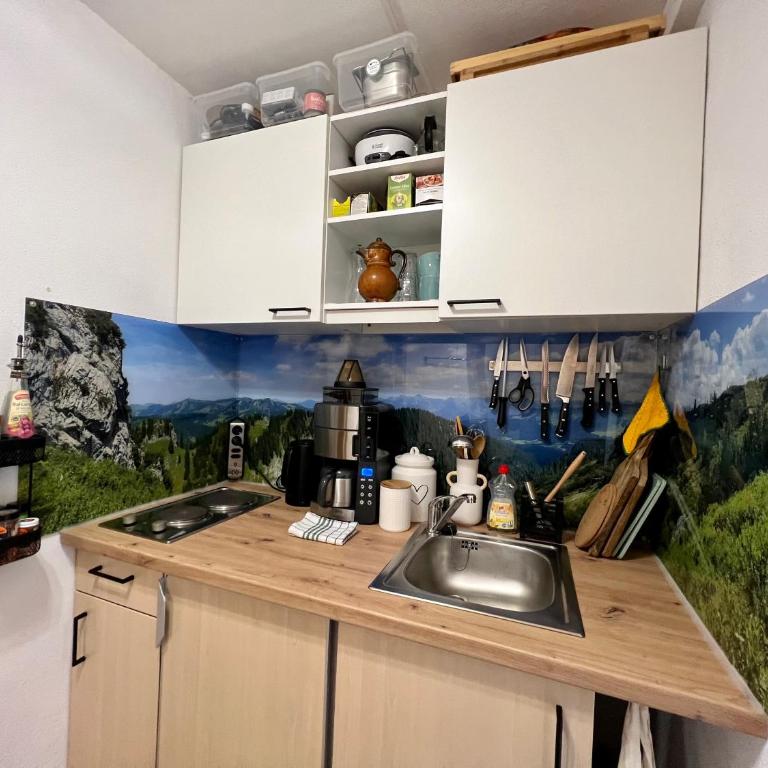 Moderne, 1-Zimmer Ferienwohnung mit Bergblick - Appartement 1 Chambre - 7