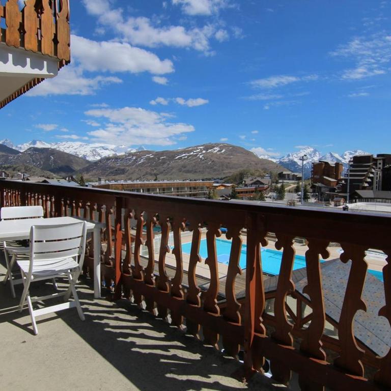 Appartement cosy 2P, 6 pers, skis aux pieds, balcon sud-ouest, cœur de station L'Alpe d'Huez - One-Bedroom Apartment - 3