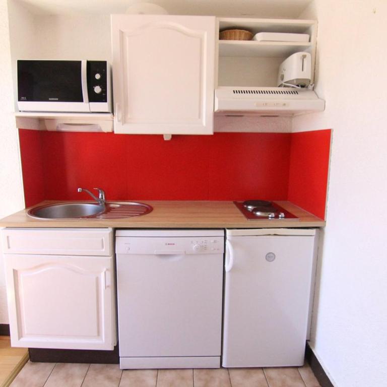 Appartement cosy 2P, 6 pers, skis aux pieds, balcon sud-ouest, cœur de station L'Alpe d'Huez - One-Bedroom Apartment - 7