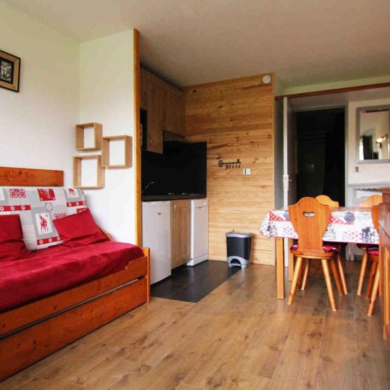 Studio 5 pers. lumineux à 100m des pistes avec balcon, casier à skis et animaux acceptés - Appartement 1 Chambre - 1