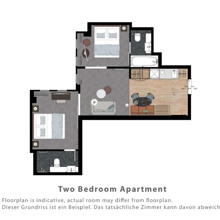 Adina Apartment Hotel Munich - Apartment mit 2 Schlafzimmern - 20