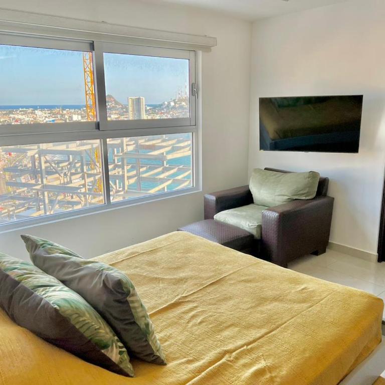 Sunset View Malecón 1404 Vista panoramica al mar - One-Bedroom Apartment - 5
