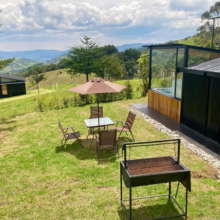 Cabañas El Abuelo - Habitación Triple con vistas a la montaña - 14