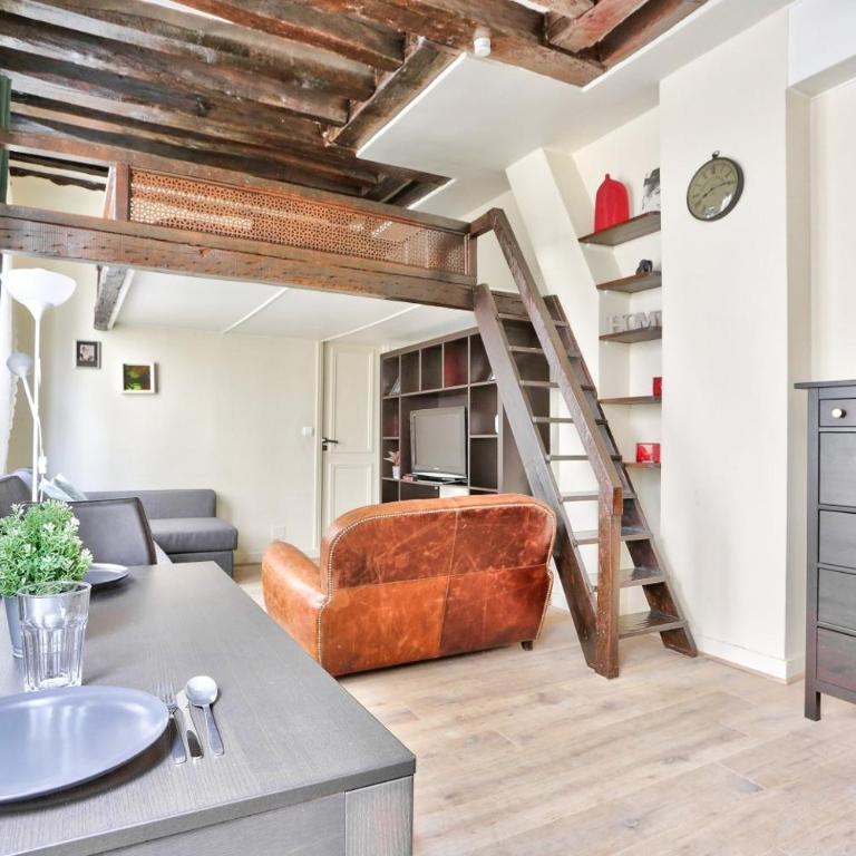 Studio Mezzanine Quartier Luxembourg Free Netflix - Studio - 5