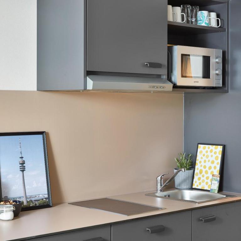 Living Hotel am Olympiapark - Deluxe Double Apartment - Long Stay - 4