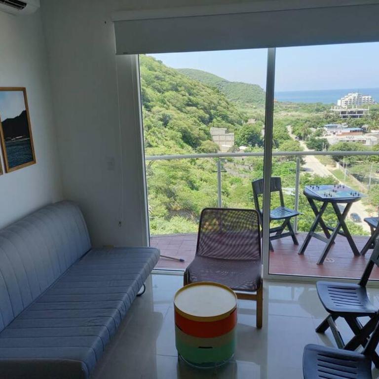 relax, moderno apto en playa salguero, santa marta - Apartamento de 1 dormitorio - 7