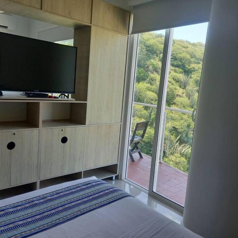relax, moderno apto en playa salguero, santa marta - Apartamento de 1 dormitorio - 40