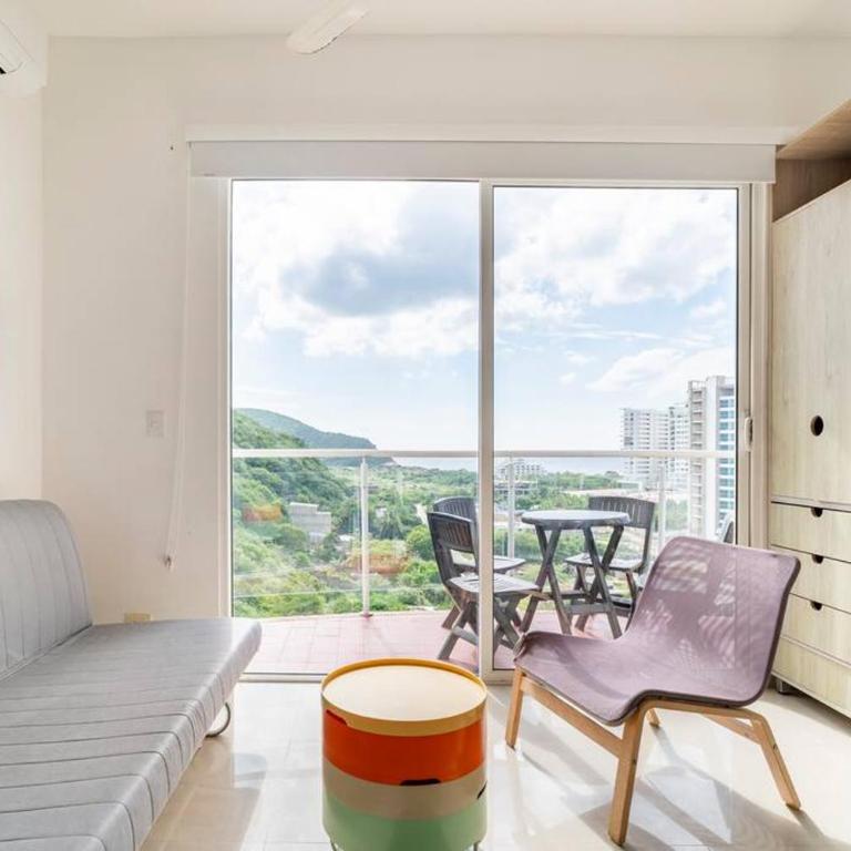 relax, moderno apto en playa salguero, santa marta - Apartamento de 1 dormitorio - 60