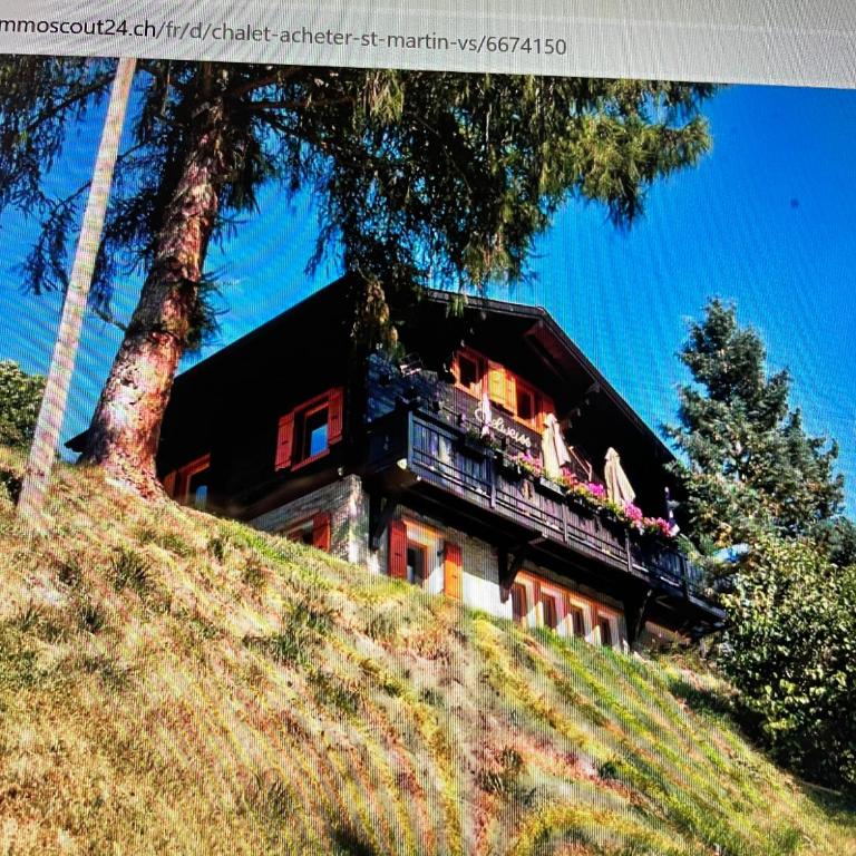 Chalet Edelweiss à Saint-Martin, Val d'Hérens - Apartment mit 2 Schlafzimmern - 2