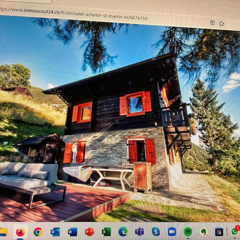 Chalet Edelweiss à Saint-Martin, Val d'Hérens - Apartment mit 2 Schlafzimmern - 3