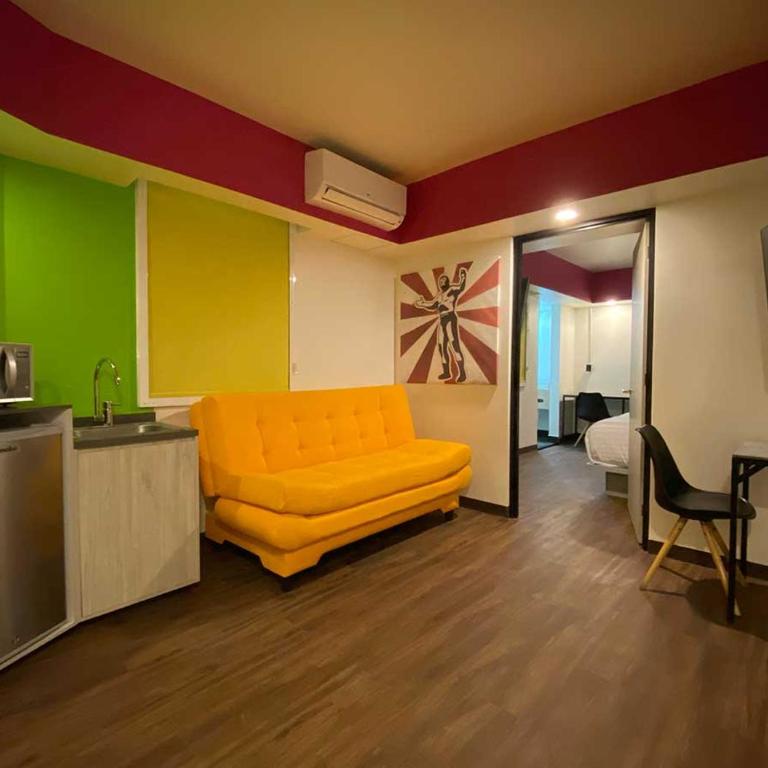 Hotel VIVE MX cuauhtémoc CDMX, Trademark by Wyndham - Suite Superior con cama extragrande y sofá cama - No fumadores - 1