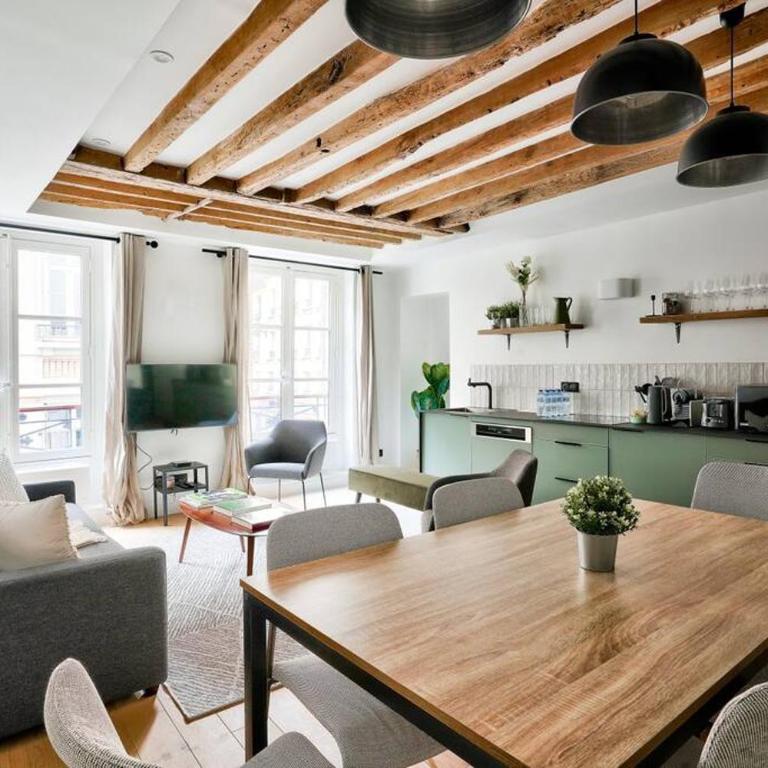 Magnifique appartement pour 6 - Montorgueil - Three-Bedroom Apartment - 9