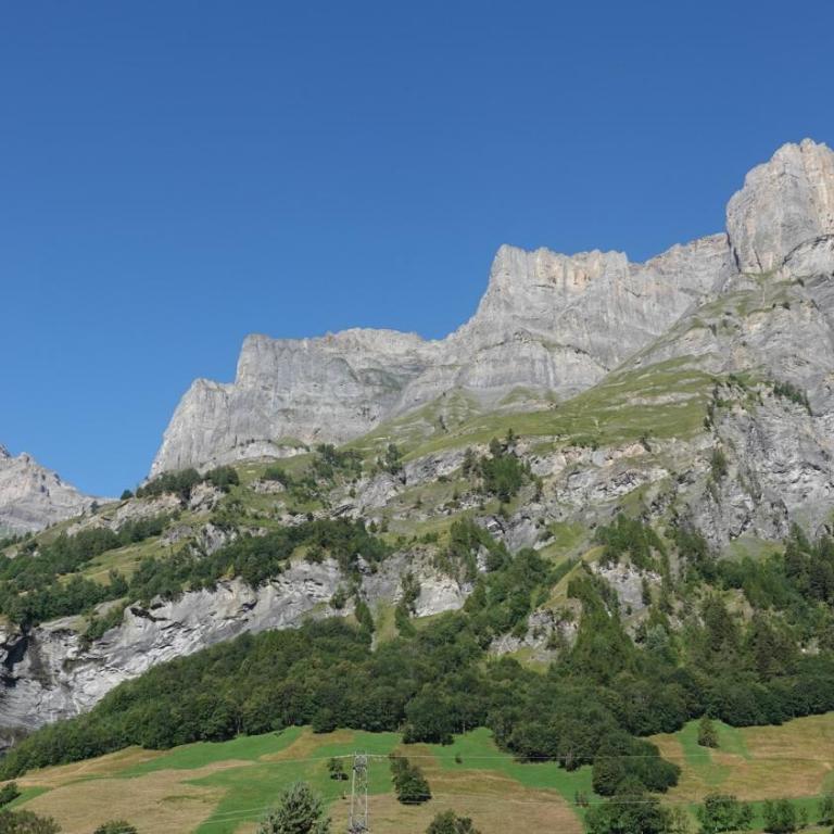 Wohnungen Matterhorn & Aletschhorn im Valere B Leukerbad - Studio mit Bergblick - 17