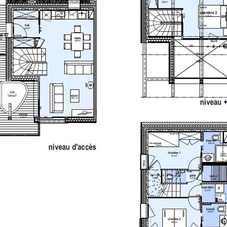 Chalet à Saint-Martin-de-Belleville : 3 chambres, jacuzzi, sauna, parking, wifi - FR-1-344-803 - Chalet - 14