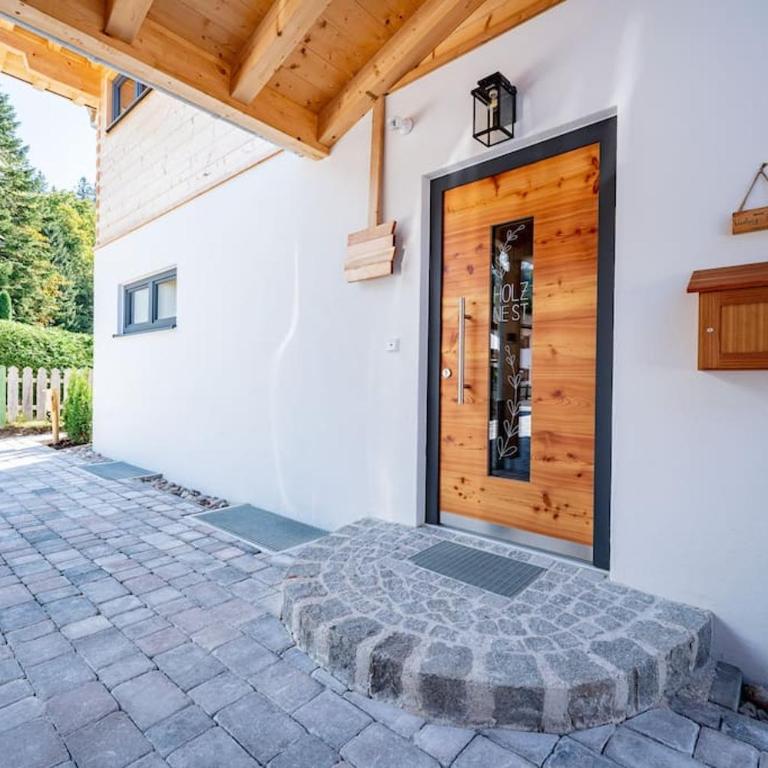 Holznest - dein Urlaub im gemütlichen Holzhaus - Appartamento con 1 Camera da Letto e Terrazza - 22