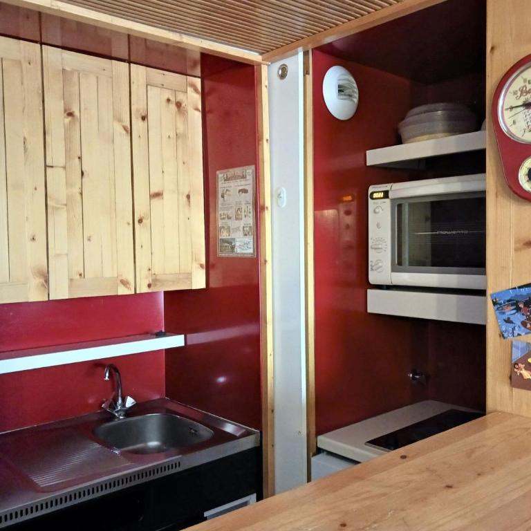 Studio ski aux pieds à Arc 2000, animaux admis, pour 4 pers. - FR-1-411-483 - Studio - 12