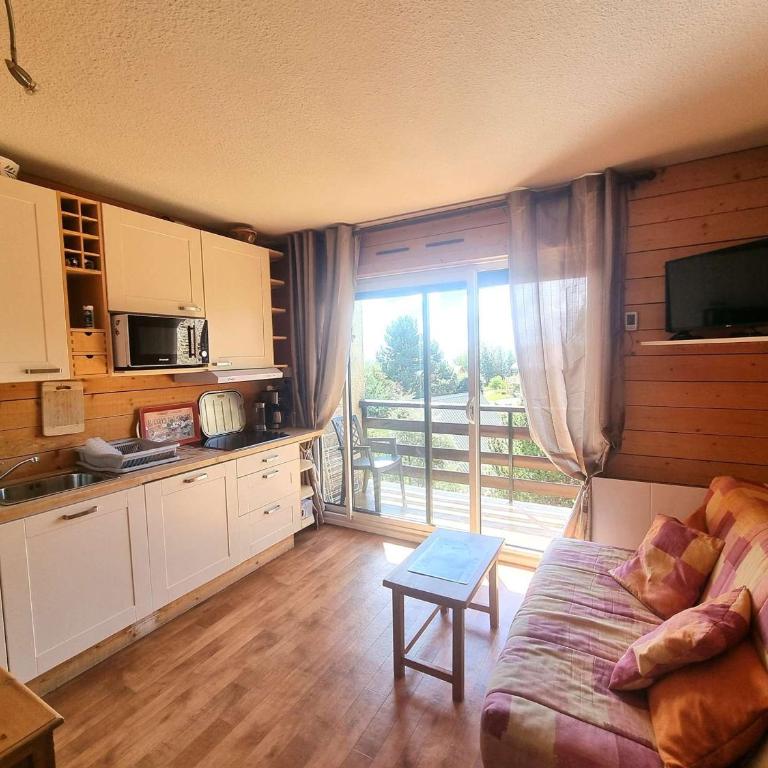 Studio 4/6 pers., Chaillol 1600, proche ski/rando, balcon S/O, TV, lave-vaisselle, animaux ok. - FR-1-393-66 - Monolocale - 1