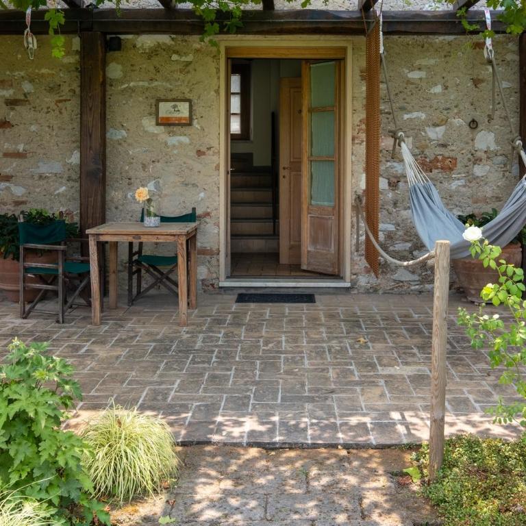 Olimagio Farm Stay with animals, 25m pool, beach at cycling distance - Doppelzimmer mit Poolblick - 2