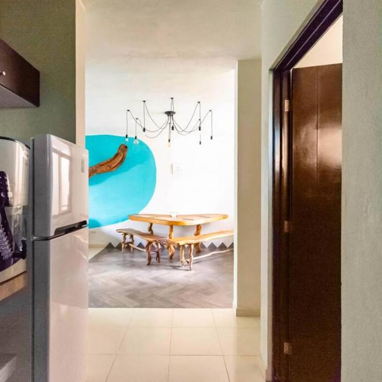 Penthouse Terraza & Jacuzzi Panorámicos, playas-cenotes y la Quinta Avenida todo caminando a 10 minutos! Muy amplio 2 niveles, excelente ubicación centro de Playa del Carmen, cerca de restaurantes, bares, área de coworking incluida para nómadas digitales! - Two-Bedroom Apartment - 49