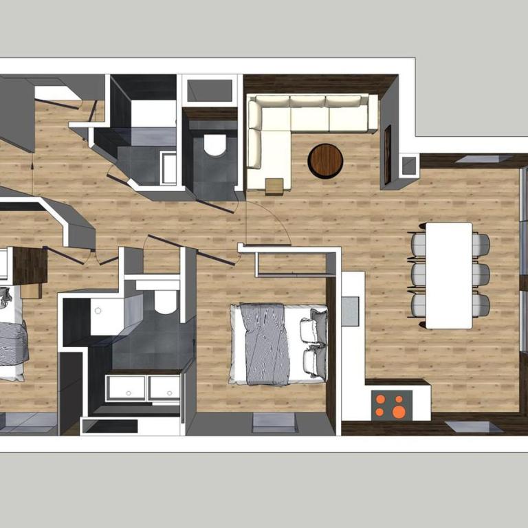 Appartement cosy pour 6 aux Gets avec WIFI et terrasse - FR-1-598-154 - Appartamento - 8
