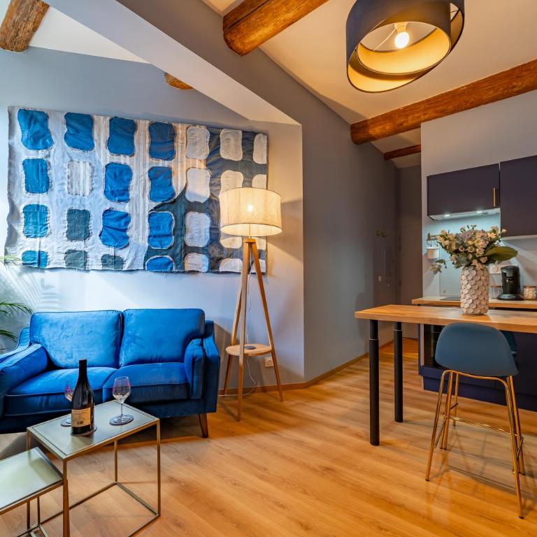 Le bleu Jean Denim Arènes - Une Nuit à Nîmes - Appartamento con 1 Camera da Letto - 1