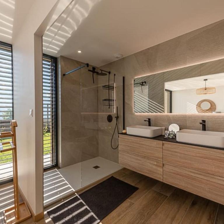annecyhappylodge 5 * appartement indépendant RDCH chalet 5 pers vue lac jaccuzzi - Appartement 2 Chambres - 7