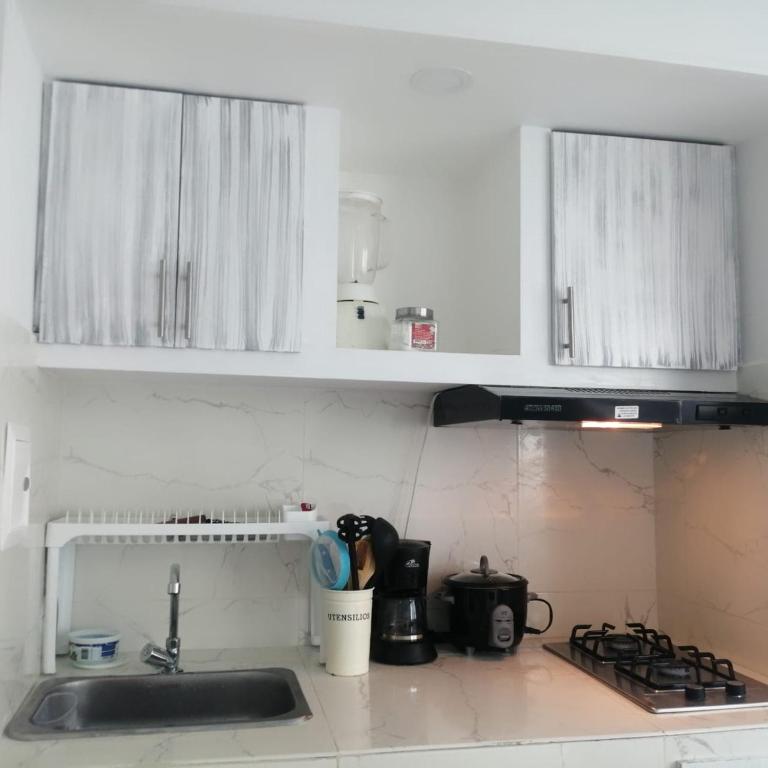 Estudio tipo Loft Amoblado en Bocagrande Cartagena 801A - Studio Apartment - 8