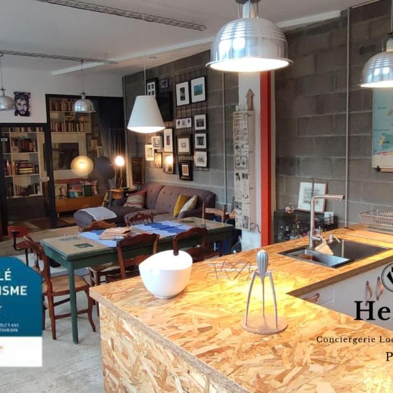 Loft - Clim - Park - 5mn from the heart of town - Appartement 1 Chambre - 1