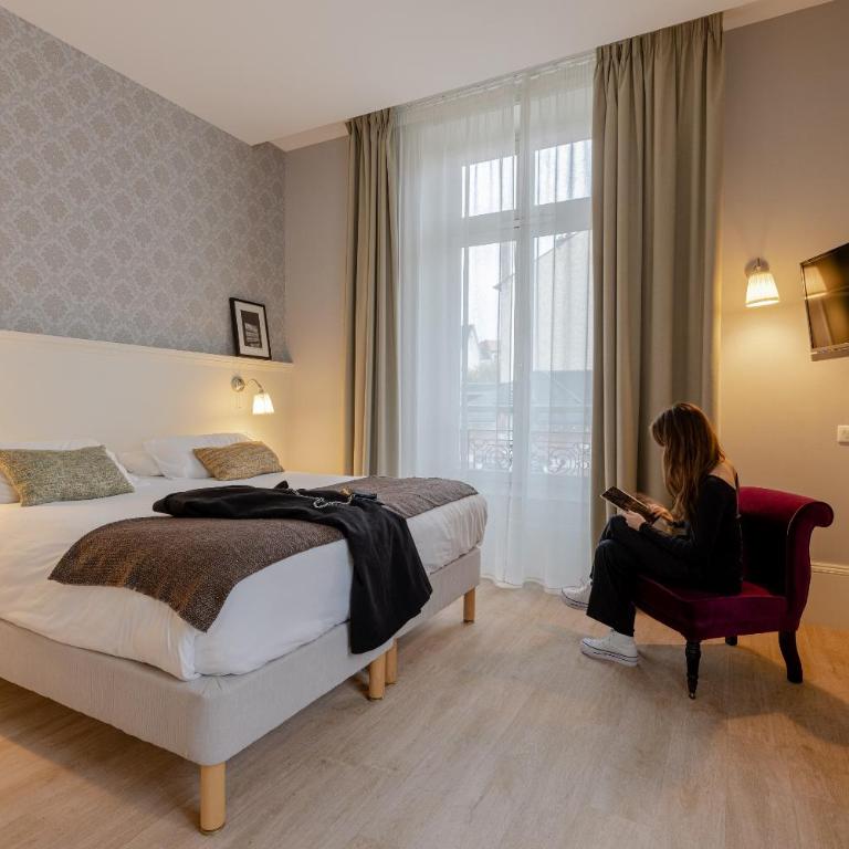 La Maison Blanche - Appart Hôtel de charme Chic & Cosy climatisé, à 350m du coeur de ville de Limoges - Accès autonome - Deluxe Studio with Air-Conditioning - Garden Side - 9