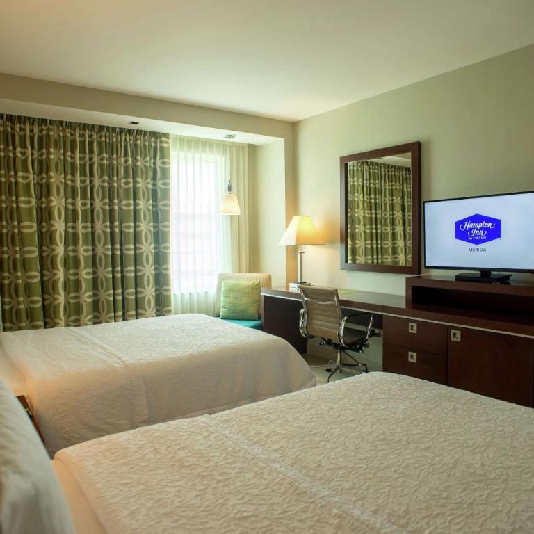 Hampton Inn by Hilton Merida - Double Room with Two Double Beds - 2