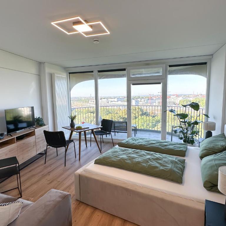 Helles Apartment mit tollem Blick über Augsburg - Apartamento con vistas a las montañas - 4