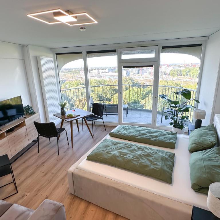 Helles Apartment mit tollem Blick über Augsburg - Apartamento con vistas a las montañas - 11