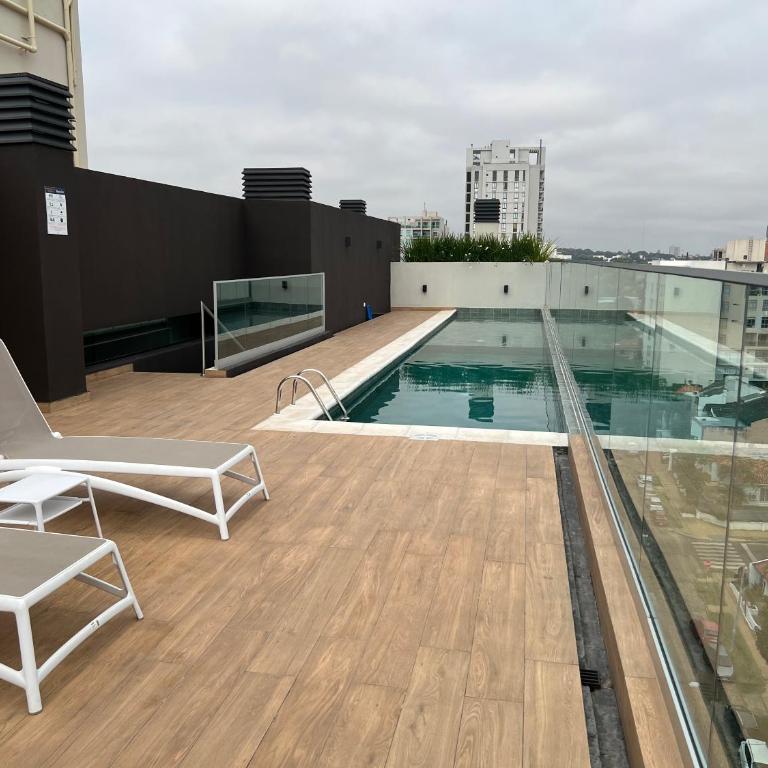 Apartamento con pileta! Ed Hassler! #8 Mariale - Apartment with Balcony - 9