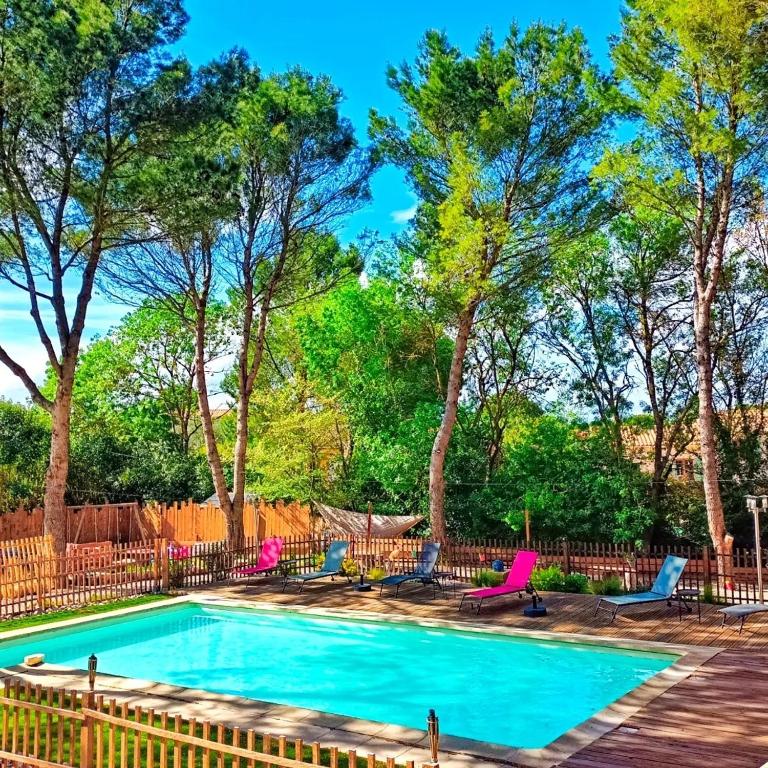 L'Entre Nous, piscine et jacuzzi privé - Camera Matrimoniale Deluxe - 15