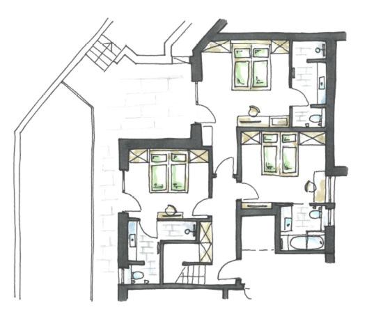 Chalet Marmotta CULM - Luxus Chalet Ski-In Ski-Out - Apartment - auf 2 Etagen - 18