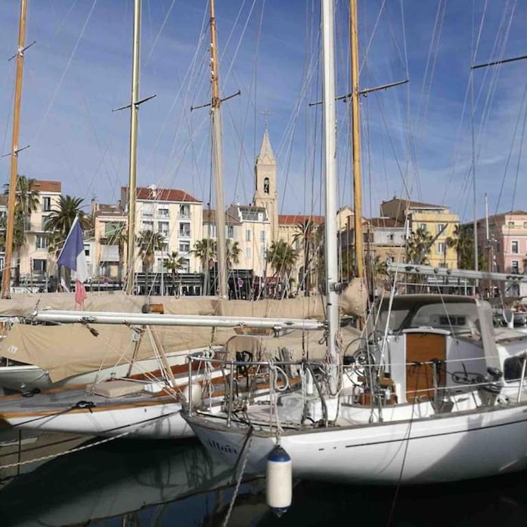 Hauts de Portissol 50 m2 terrasse 12 m2 Vue mer - Apartment mit 1 Schlafzimmer - 12