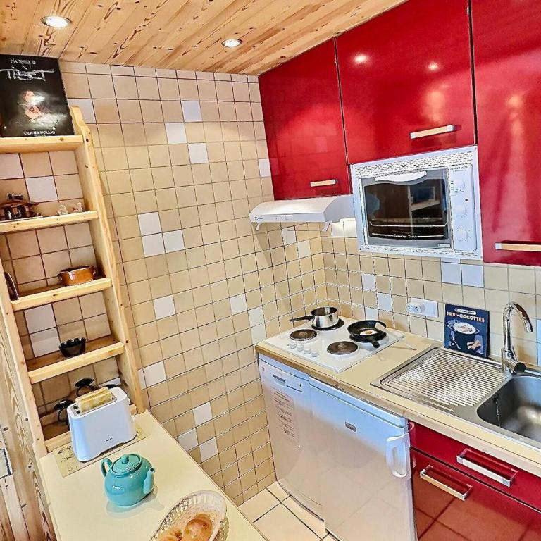Tignes: Appartement 30m², 4 pers, Balcon au pied des pistes - FR-1-411-482 - Apartment - 6